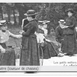chaisière ou loueuse de chaises pour illustrer l'article PCPL dédié aux petits métiers parisiens, aux gagne misère