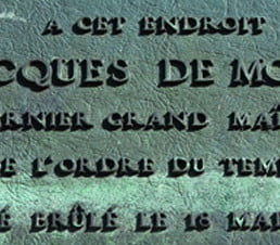 Le Dernier Bucher des Templiers au Square du Vert Galant (75001 — Paris)