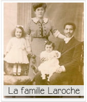portrait de la famille Laroche, seule famille noire a bord du titanic