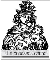 gravure représentant la papesse jeanne