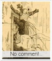 gravure représentant Louis 3 s'écrasant contre le linteau d'une porte pour illustrer l'article par ci par là PCPL dédié aux morts absurdes