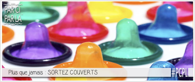 préservatifs de couleur pour illustrer l'article PCPL par ci par là dédié aux capotes claverie