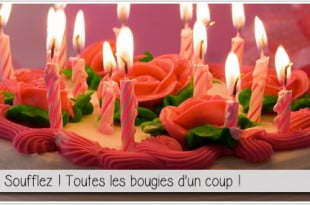 gateau d'anniversaire et bougies pour illustrer l'article PCPL dédié aux traditions du gateau et des bougies pour les anniversaires