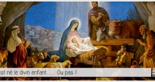 cène de la nativité avec Joseph Marie et l'enfant jesus pour illustrer l'article PCPL dédié au choix du 25 décembre pour Noël