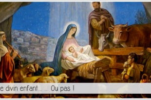 cène de la nativité avec Joseph Marie et l'enfant jesus pour illustrer l'article PCPL dédié au choix du 25 décembre pour Noël