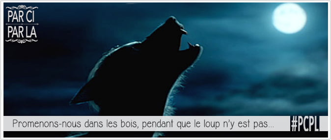 pleine lune et loups garous pour illustrer l'article PCPL dédié à la ycanthropie dans les annales de la juctice francaise