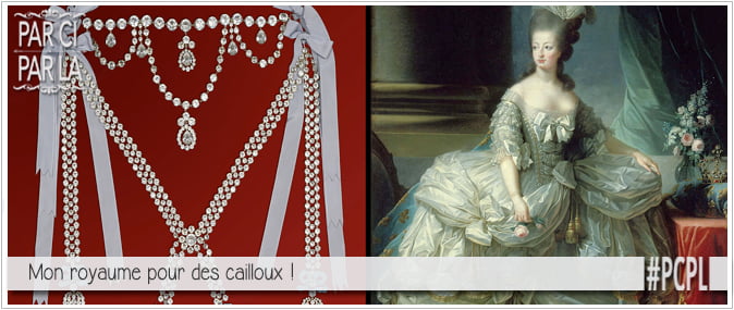 reconstitution du collier de la reine, célèbre affaire d'escroquerie orchestrée par la comtesse jeanne de la motte-valois