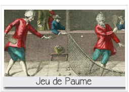 gravure du jeu de paume pour illustrer l'article PCPL parciparla dédié à ll'étrange comptage des points au tennis