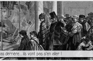 vitrine de la morgue de paris en 1855