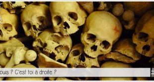 ossuaire et squelette pour illustrer l'article PCPL parci parlà dédié aux obsèques et a la profanation de la tombe de Louis XIV à la basilique saint denis