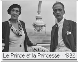portrait de la princesse anne marie ghika et du prince georges ghika en 1932