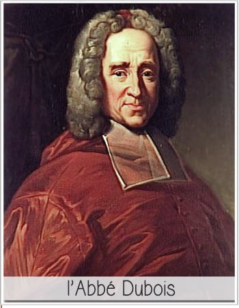 portrait de guillaume dubois dit l'abbé dubois ou cardinal dubois ministre principal de la régence de philippe d'orleans en 1715 qui est à l'origine de la comptine contrepèterie il court, il court le furet