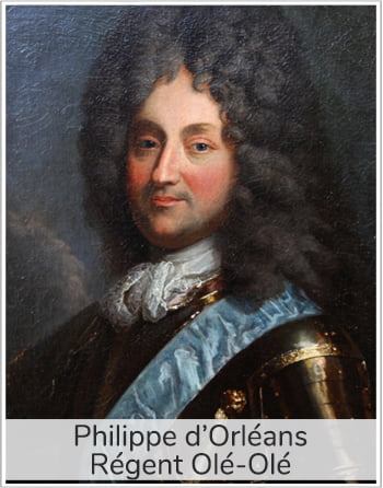 portrait de Philippe II d'Orleans, régent de Louis XV