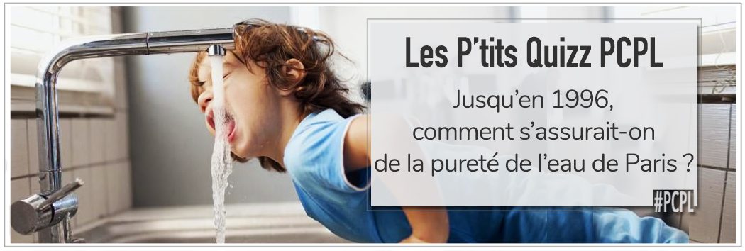 petit garçon buvant de l'eau pour illustrer le petit quizz PCPL dédié aux truites du bassin de Montsouris à Paris