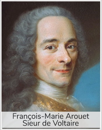 portrait de François-marie Arouet dit Voltaire