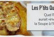 soupe à l'oignon qui aurait été inventée par Louis XV